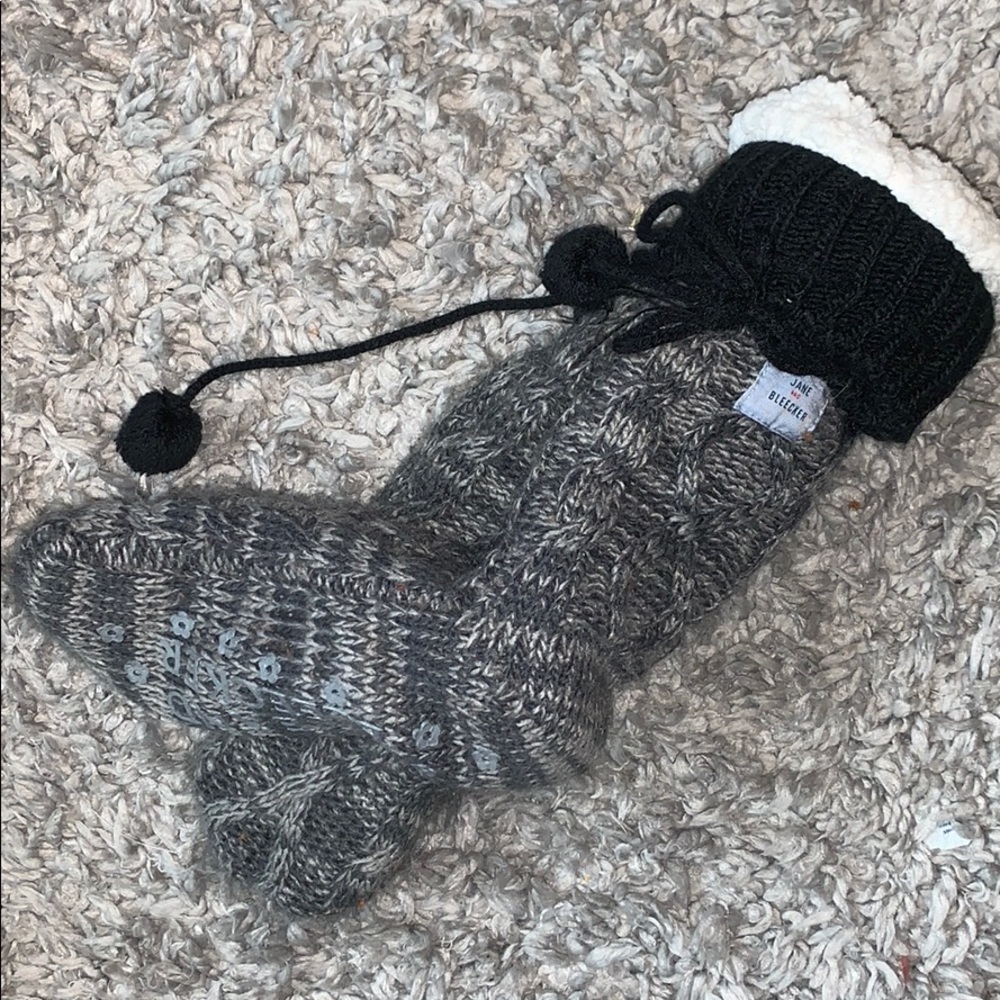 unused knitted reading socks!